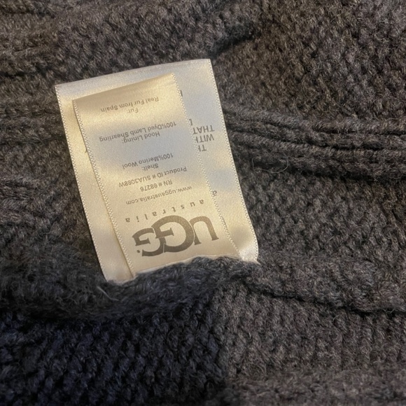 Ugg knitted zip up hoodie - Picture 2 of 3